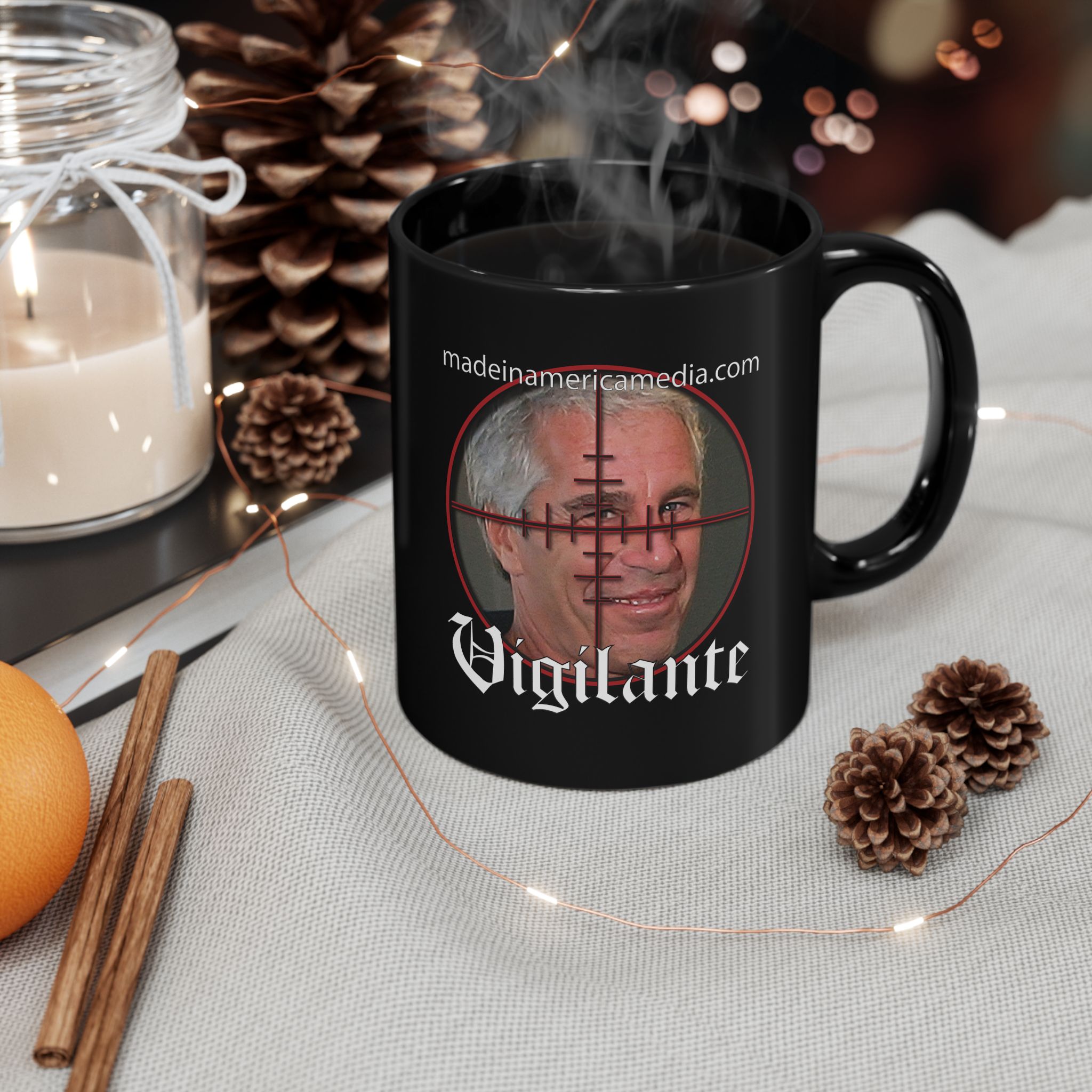 Vigilante Black Mug (11oz)